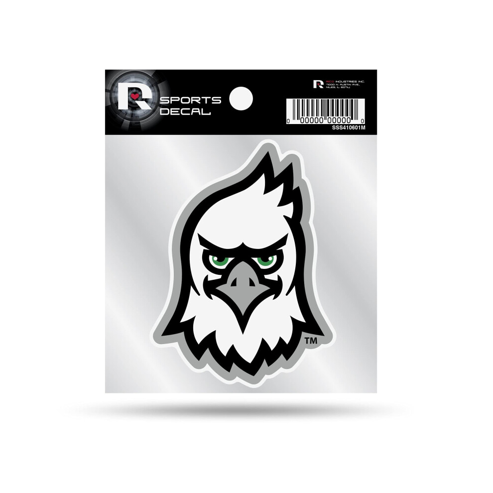 Rico Industries Ncaa North Dakota Fighting Hawks Mascot 4"X4" Small Style Decal 767345812384