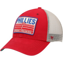 47 MLB Four Stroke Mesh Trucker Justerbar Hat, Voksen One Size (Philadelphia Phillies)