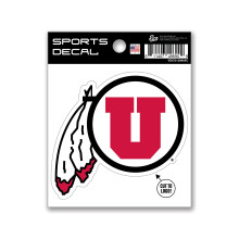 NCAA Rico Industries Utah Utes Adesivo Piccolo 4"x4"