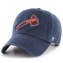 Atlanta Braves Navy Alternativ Hammer Clean Up Justerbar Hat, Voksen One Size Fits All