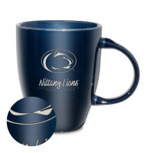 Rico Industries NCAA Penn State Nittany Lions - PSU Sunburst 18oz Lasergravierte Keramiktasse