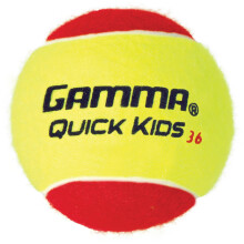 GAMMA Quick Kids 36 Træningstennisbolde til Børn & Begyndere, Lavkompressionskerne