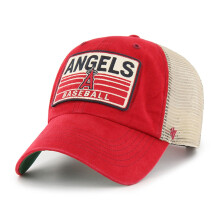 '47 MLB Four Stroke Mesh Trucker Justerbar Hat, One Size (Los Angeles Angels)
