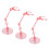 10 Translucent Plastic Stands for 6" Dolls 6