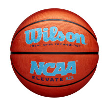 Wilson NCAA Elevate VTX Basketbal - Maat 6-28.5", Oranje/Blauw