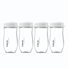 Gulicola Glazen Baby Borstvoedingsflessen 8 oz, Brede Nek Borstvoeding Flessen, 4 Stuks - Wit