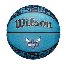 Pallone da Basket WILSON NBA Team Graffiti - Charlotte Hornets, Size 7-29.5"