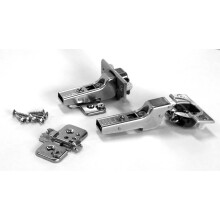 Blum Clip top BLUMOTION Soft Close Hængsler, 110 Grad, Selvlukning, Uden Ramme, med Monteringsplader (Delvis Overlay - 8 Pakke)