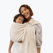 Fular Portabebés WildBird para Nuevas Mamás y Papás - 100% Lino Belga - Para Bebés Hasta 35 lbs - Largo 90" Si