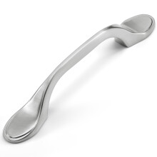 HESTIA HARDWARE 5 Pack Kastgrepen - 3 inch Gatenafstand, Satin Nikkel, Zilveren Keuken Kastgrepen