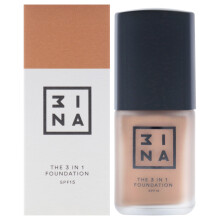 3INA The 3-in-1 Foundation - Vloeibare foundation met SPF 15 - 12 uur, lichte tot gemiddelde dekking - 213 - 1,01 oz
