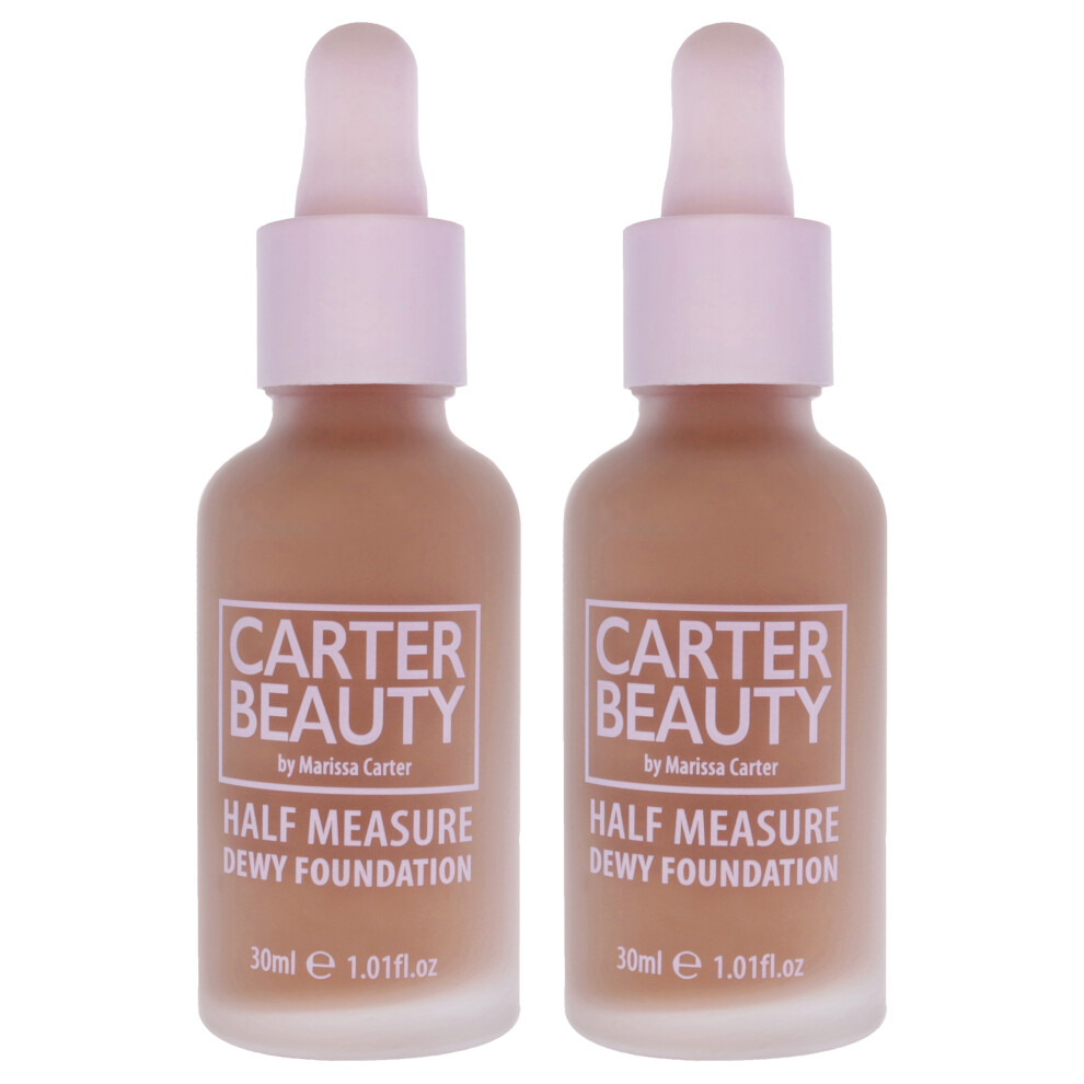 Carter Beauty Light Half Measure Dewy Foundation Pecan Pie 2 Pc