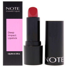 NOTE Cosmetique Deep Impact Läppstift - Rik Pigment Hög Täckning för Kvinnor - Krämig med Vitamin E - 11 Vibrant Pink - 0,16 oz