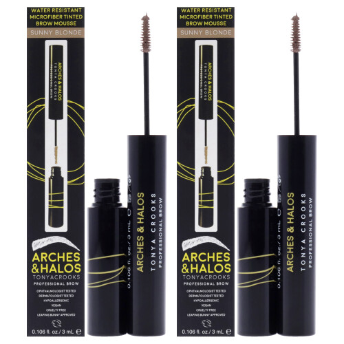 Arches & Halos Microfiber Tinted Brow Mousse - Sunny Blonde, 2 Stück