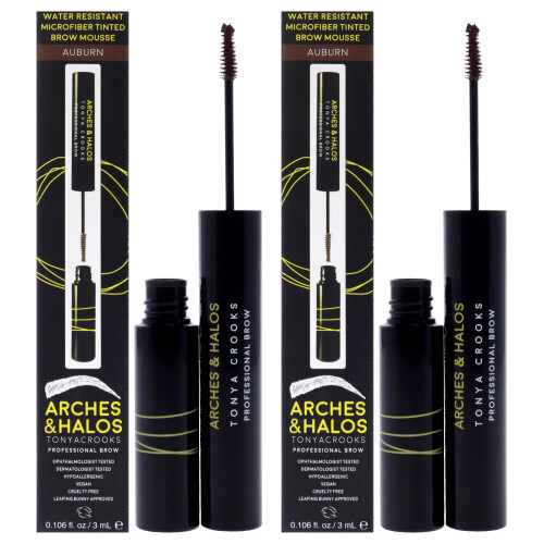 Arches & Halos Microfiber Tinted Brow Mousse - Auburn, 2 Stück