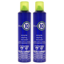 Miracle Styling Mousse von Its A 10 für Damen und Herren – 2er-Pack (je 255 g)