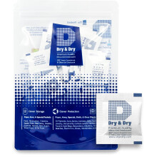 Dry & Dry 1 Gram [50 Pakker] Silica Gel Pakker - Fødevaresikre Silica Pakker til Opbevaring