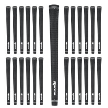 Karma Velour Golfschlδgergriff-Set, 25-teilig, schwarz, Standardgrφίe, Ersatzgriffe fόr Herren