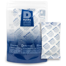 Dry & Dry 300 Gram Silica Gel Packets, Rechargeable Moisture Absorbers