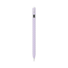 Carbon Fiber Compatibile con Apple Pencil (USB-C) - Lilac Solido - Pellicola Protettiva Premium 3M