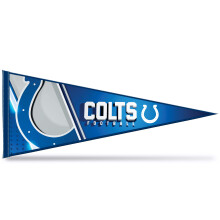 Rico Industries NFL Football Indianapolis Colts Primary 12"" x 30"""" Felt Wall D?cor Pennant - Ideaal voor thuis/slaapkamer/Man Cave D?cor