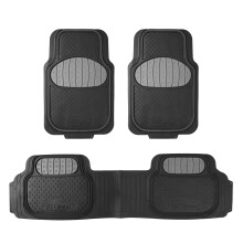 FH Group Auto Vloermatten - Zware Rubber Vloermatten voor Auto's, Universele Set, Trimbare Vloermatten