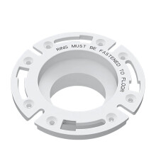 Flangia di ricambio universale SEAFLO per WC di camper, 7,6 cm (3""), colore bianco.
