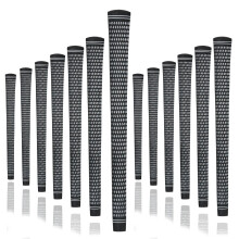 Karma Revolution Golf Griff Set, 13 Schwarz/Weiß Midsize, Einfache Installation, Allwetter-Performance, Samt-Stil