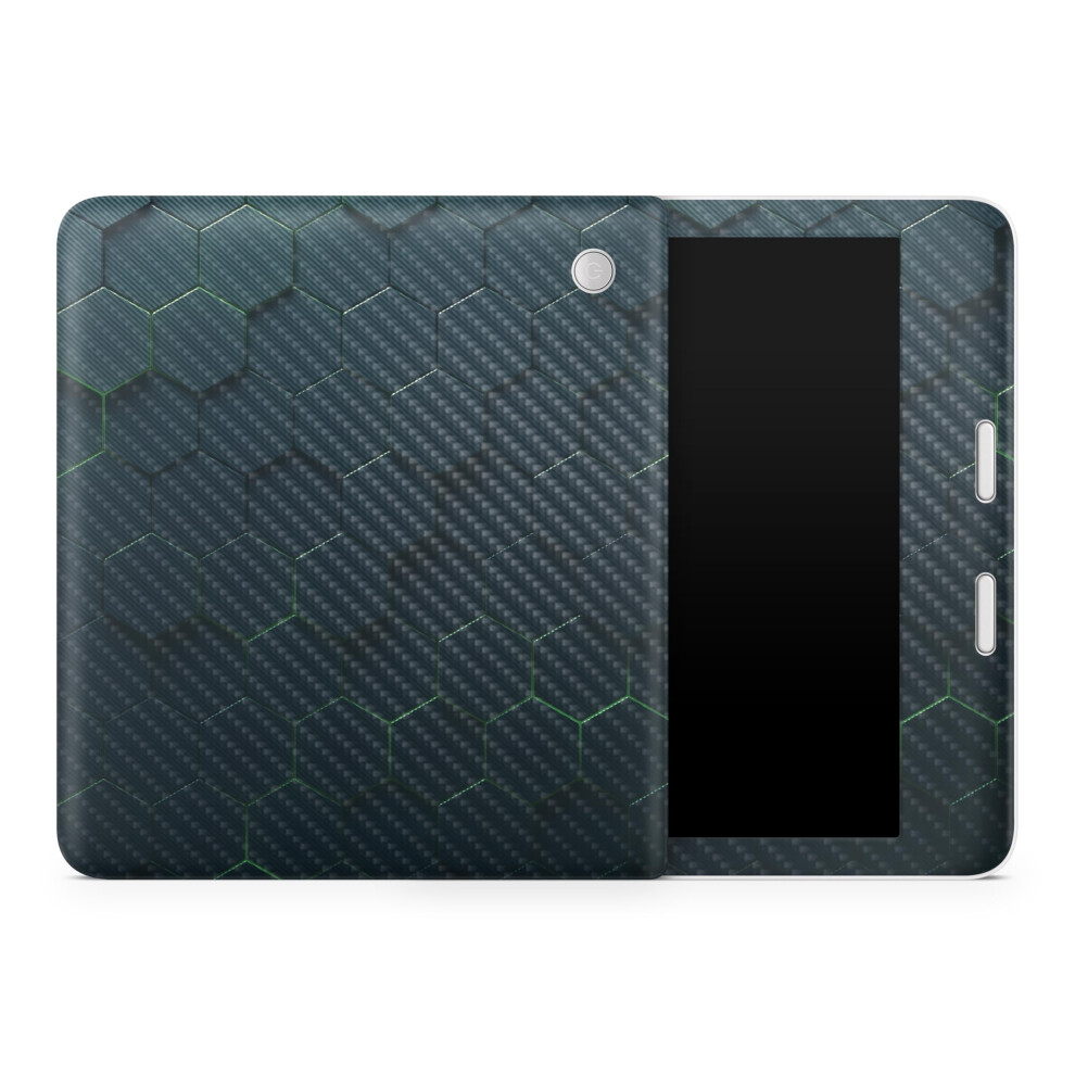 Carbon Fiber Tablet Skin Compatible With Kobo Libra 2 (2023) - Acid Hex - Premium 3M Vinyl Protective Wrap Decal Cover - Easy To Apply | Crafted In Th 198164947139