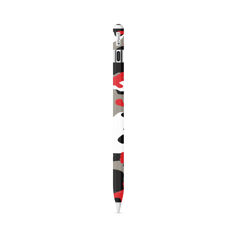 Compatible With Apple Pencil (Usb-C) - Camo - Premium 3M Vinyl Protective Wrap Decal Cover - Easy To Apply | Crafted In The Usa By Mightyskins Red 198164840447