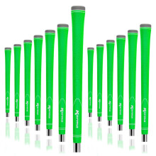 Karma Neion II 13 Deles Golf Grip Sæt, Grøn Standard Størrelse Neonfarve Multi Tekstur Gummi Golf Klub Grips