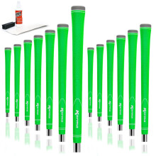 Karma Neion II Green Herren-Standard-Golfgriff-Set mit 13 Golfgriffstreifen, lφsungsmittelbestδndiger Gummischaftklemme
