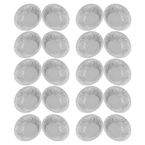 200Stück Folien Eier Törtchen Formen Backförmchen Kuchenbleche