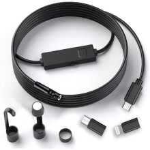 Dual-Lens 1920P Borescope: 5m Waterproof (No-WiFi)