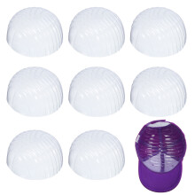 10 Stück Kunststoff Hutschale Transparent Für Baseballmützen