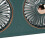 Portable 20W Solar Fan Dual Exhaust 5V 5