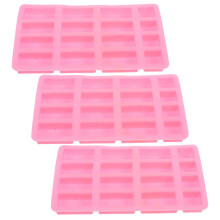 3Stk DIY Mini Ziegel Silikonform Rosa Für Sandtisch Und Landschaftsbau