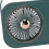 Portable 20W Solar Fan Dual Exhaust 5V 7