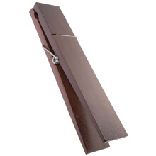 Brown Towel Clip Indoor Organization 1pcs 12.2x2.0x2.0in