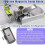 Magnet Seam Guide for Sewing Machine, Stainless Steel, Universal 5