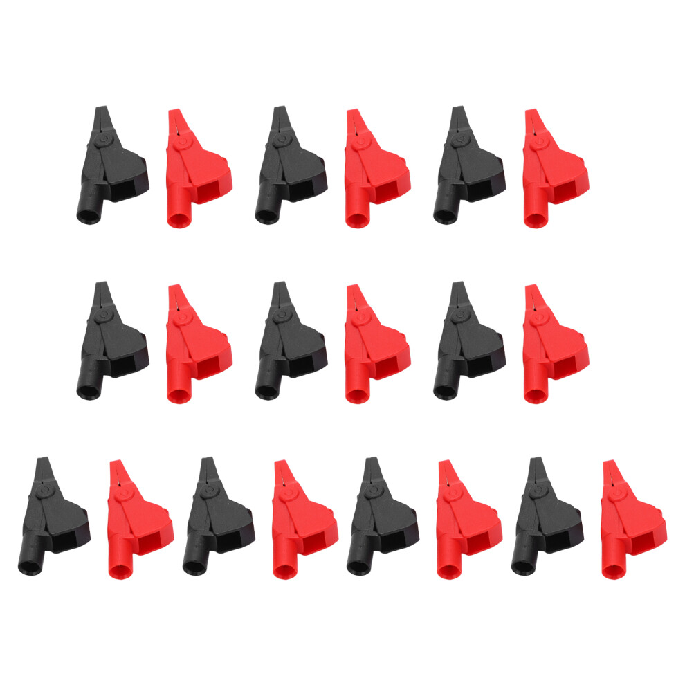 J.60032 10Pcs Fully Enclosed Electrical Test Clips With 4Mm Jack For Electronics & Automotive 7891375997964