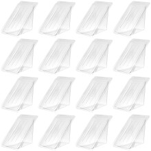 50 stk. sandwich-verpackungsboxen aus kunststoff, transparent