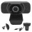 Κάμερα web plug and play με μικρόφωνο, κάμερα streaming Full HD1080P, αυτόματη διόρθωση χαμηλού 6