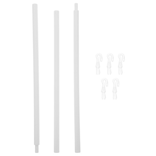 ensemble tringle cordon stores verticaux avec baguette et crochet