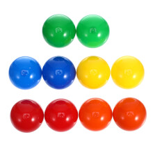 50Stück Lotteriekugeln 3Cm Kunststoff Partyaktivität Requisiten