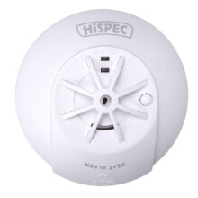 Hi-Spec Hssa/He/Ff10 Mains Power Interconnectable Fast Fix Heat Detector + 10Yr Rech Battery Backup