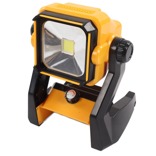 Portable LED Flood Light With Hook Design Rechargeable Work Light Energy Efficient LED Durable Outdoor Lighting Rotatable Lamp Head Multi Functional 1
