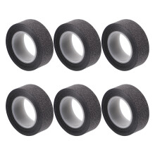 6 Rollen Schwarzes Glitzer Papier Klebeband Für Kunst Und DIY