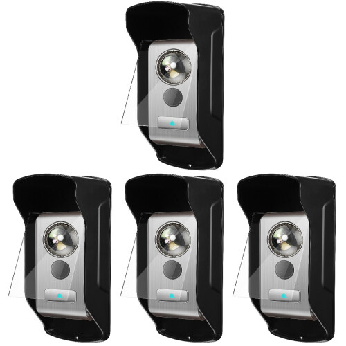 4Pcs Doorbell Rain Guard Protective Cover For Keypad Access Control 1