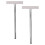6Pcs Versatile Silver Handheld Sign Brackets Metal Display Stands 3